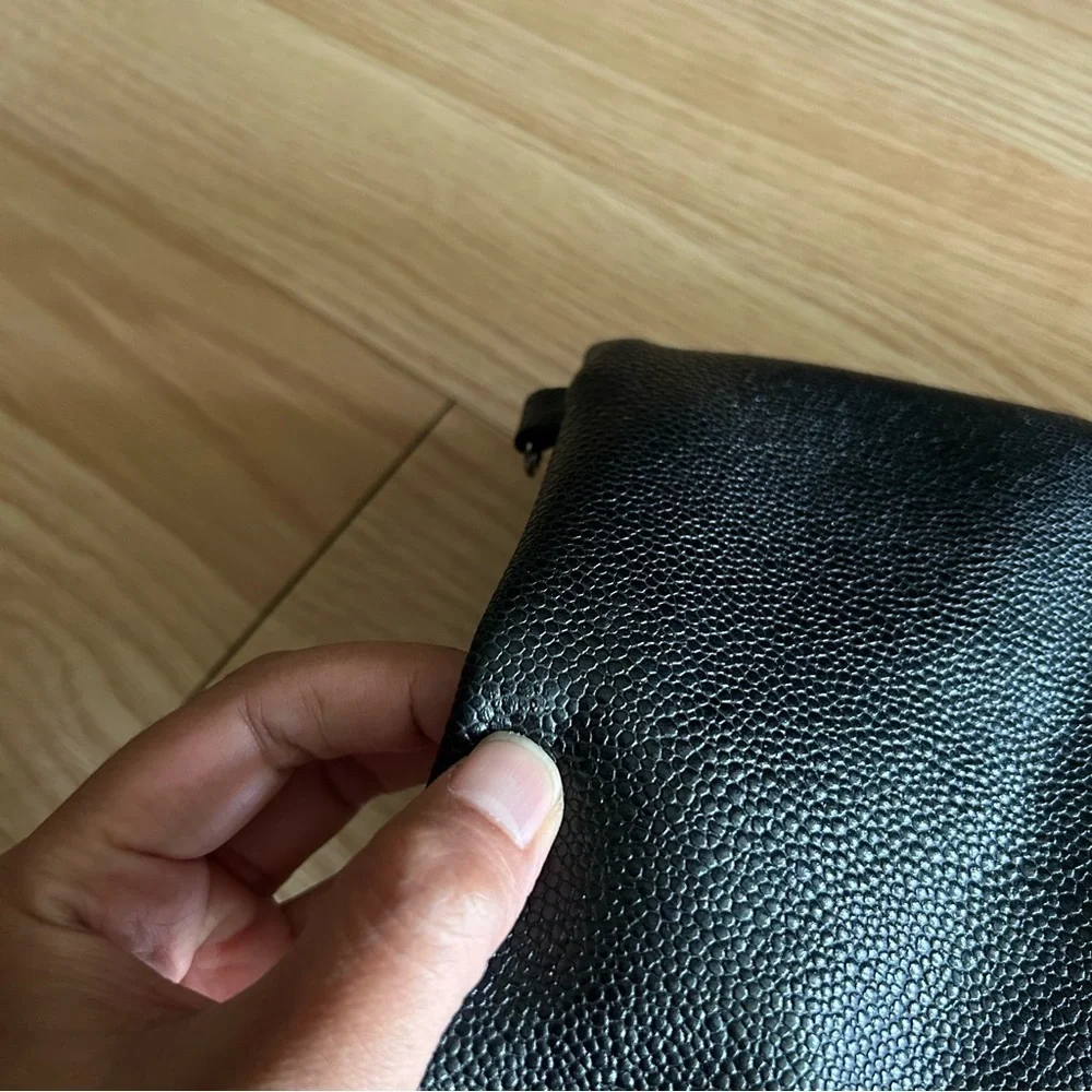 Jessica Simpson Black Faux Leather Bag